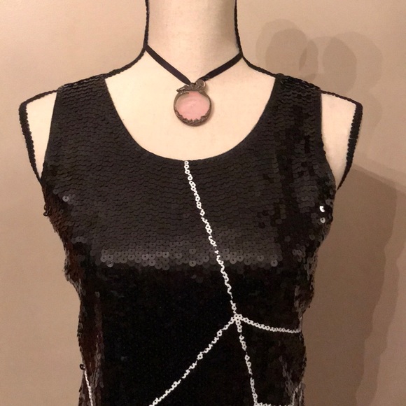 Black widow Halloween sequins dress. 🍁🍂 - Picture 2 of 8